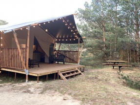 Safaritent op Keiheuvel